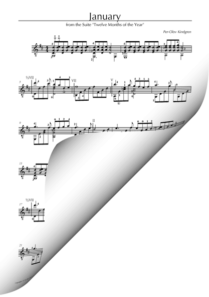 January from "Twelve Months of the Year" (Sheet music)