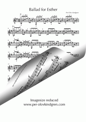 Ballade for Esther (Sheet music)