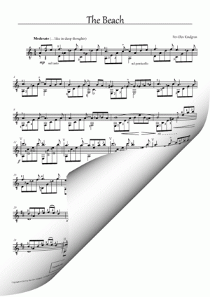 The Beach (sheet music)
