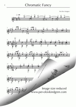 Chromatic Fancy (Sheet music)