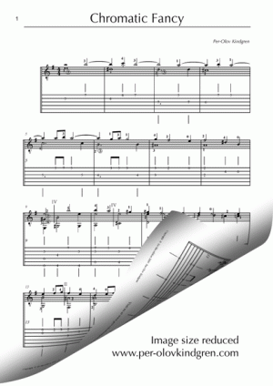 Chromatic Fancy (Sheet music + TAB)