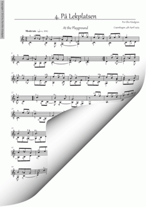 A Day in a Schoolboy's Life (sheet music)
