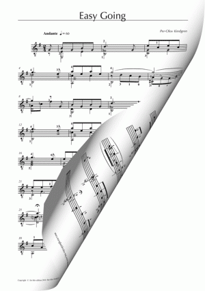 Easy Going (Sheet music)