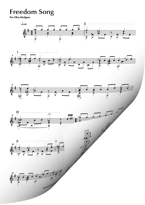 Freedom Song (Sheet music)