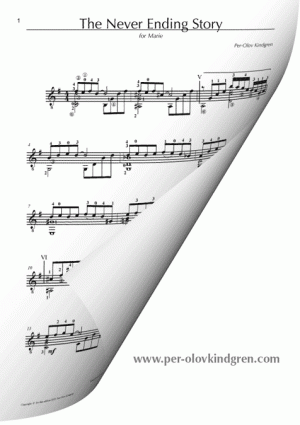 The Never ending Story (sheet music)