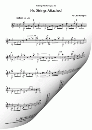No Strings Attached (sheet music)