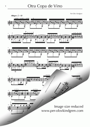 Otra Copa de Vino (sheet music)