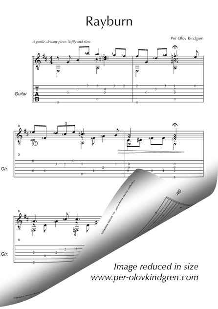 Rayburn (Sheet music & TAB)