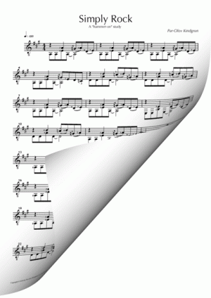 Simply Rock (sheet music)