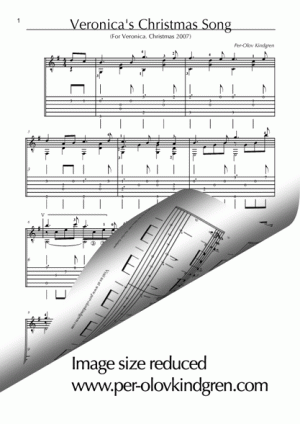 Veronicas Christmas Song (sheet music + TAB)