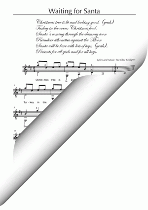 Waiting for Santa (sheet music)