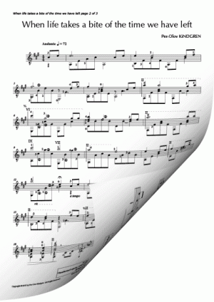 When Life takes a bite... (sheet music)