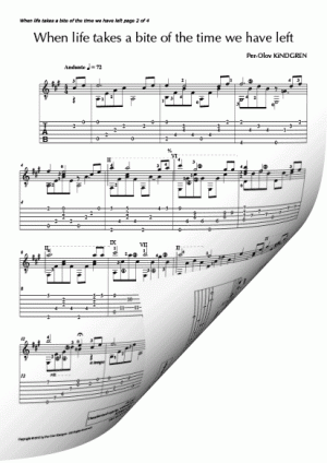 When Life takes a bite... (sheet music + TAB)
