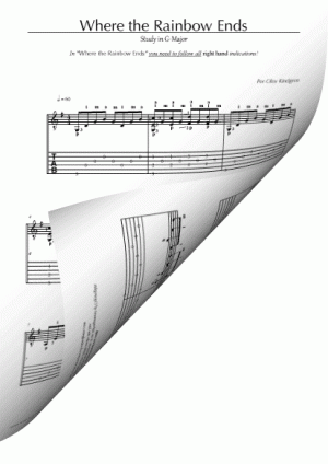 Where the Rainbow Ends (sheet music + TAB)