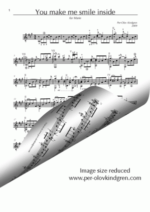 You Make Me Smile Inside (Sheet music)