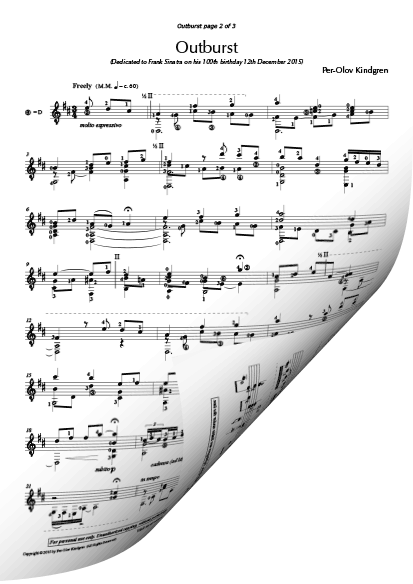 Outburst (sheet music)