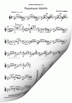 Perpetuum Mobile (sheet music)