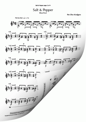 Salt & Pepper (sheet music)
