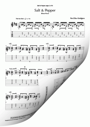 Salt & Pepper (sheet music + TAB)