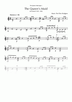 The Queen's Maid (sheet music)