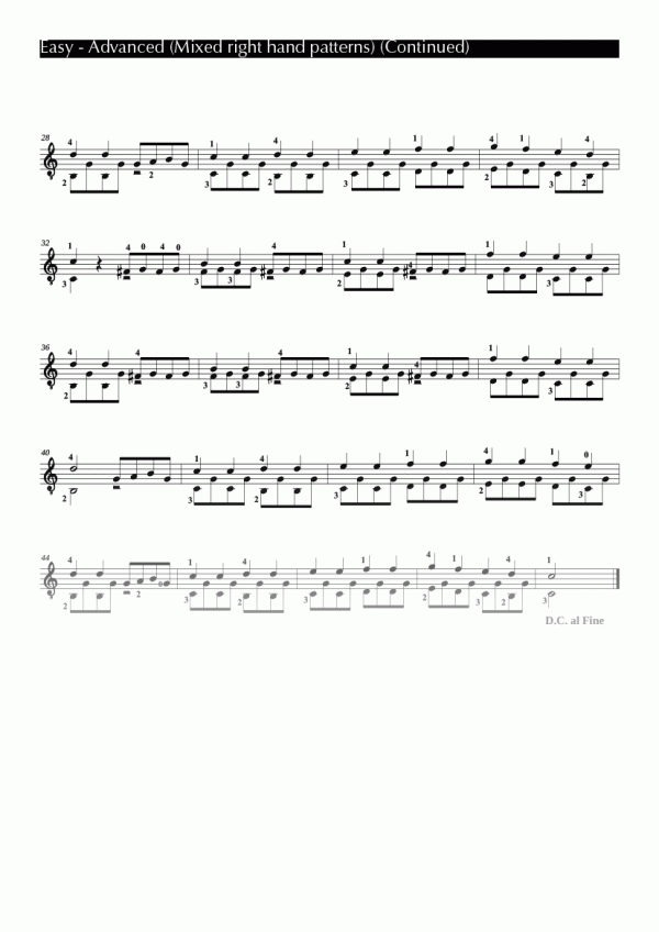 Selected Studies for Classical Guitar (Level 2 till 4) - Image 7