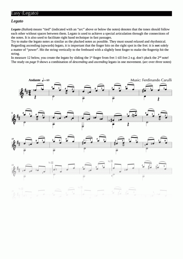 Selected Studies for Classical Guitar (Level 2 till 4) - Image 2