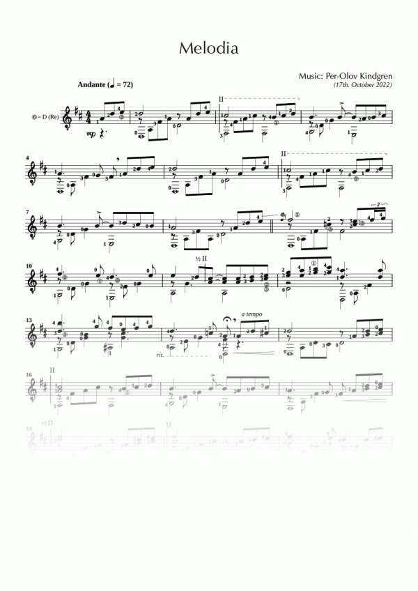 Three Pieces For Guitar (sheet music) - Image 2