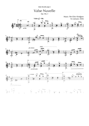 Valse Nuvelle Op. 2 No. 5 (sheet music)