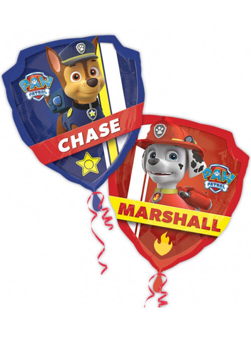 ballon Paw Patrol Chase & Marshall xl, 2 faces, 68 cm
