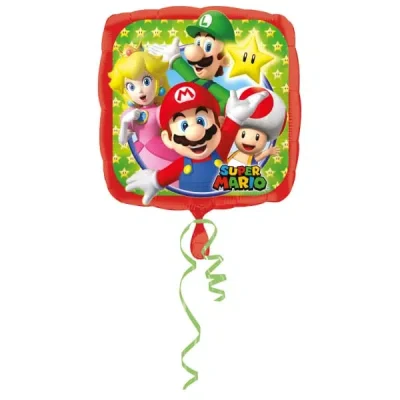 Super Mario ballon foil,  ± 43 cm