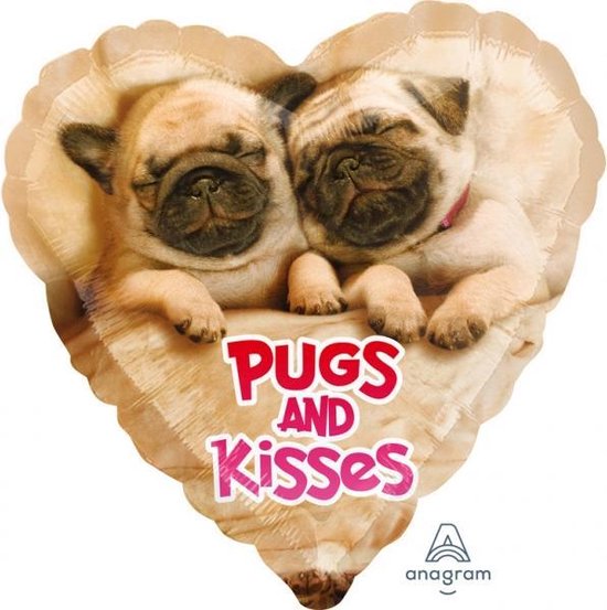 Pugs & Kisses dogs promoballons