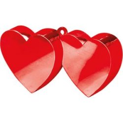 Balloon Weight Double Heart Red 170 g promoballons