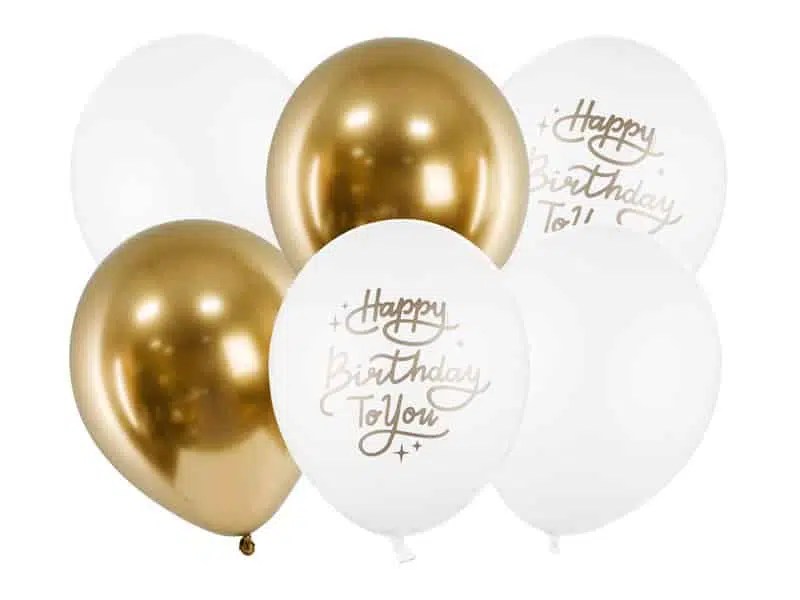 ballon pack happy birthday / Gold Or