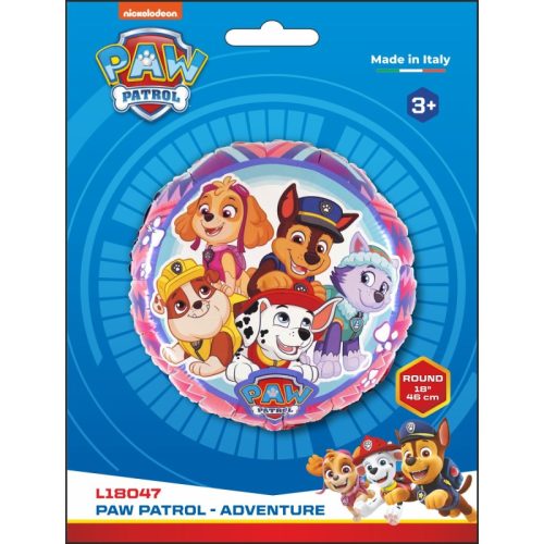 Ballon Pat Patrouille Aluminium 45cm (à plat) Paw Patrol – Image 2