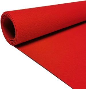 Tapis ROUGE de cérémonie par 5 mètres / ou définissez votre longueur – Image 2