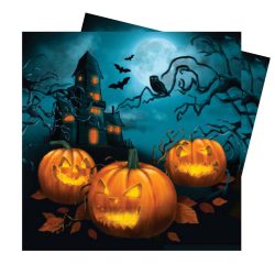serviette hallowen sensation citrouille 7110768552550 en vente sur promoballons shop