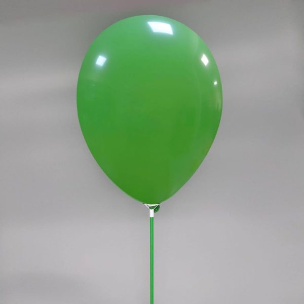 bâtons (tiges) VERTS en carton pour Ballons x 100 pièces (37cm) - GROENE kartonnen stokjes – Image 3