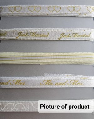 Wedding mariage ribbons broderie set 5 patterns 180 cm 5901238601999 en vente sur promoballons