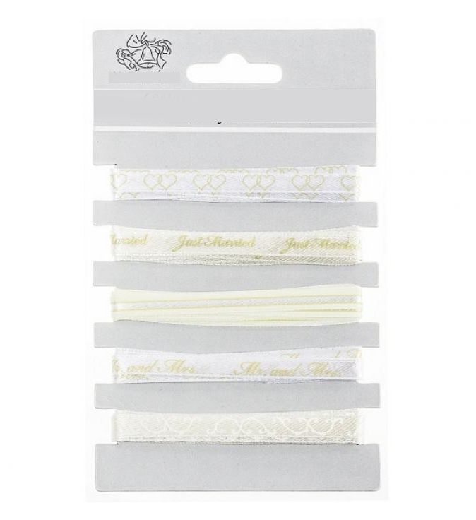 Wedding mariage ribbons broderie set 5 patterns 180 cm 5901238601999 en vente sur promoballons