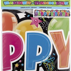 bannière anniversaire 011179900121 en vente sur shop promoballons