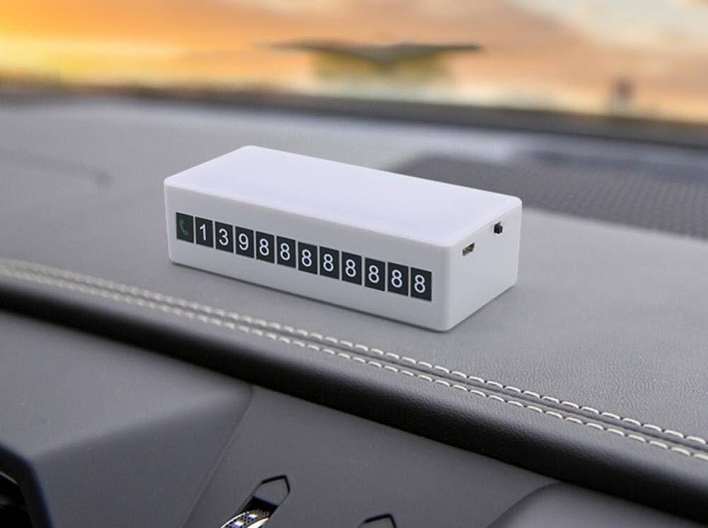 Afficheur de numéro (parking) + éclairage LED (fonction led rouge quand en charge) – Image 4