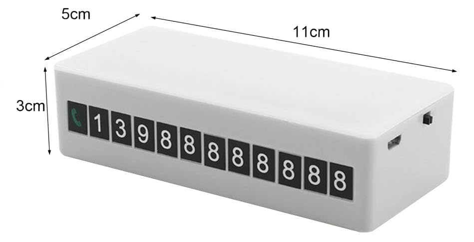 Afficheur de numéro (parking) + éclairage LED (fonction led rouge quand en charge) – Image 6