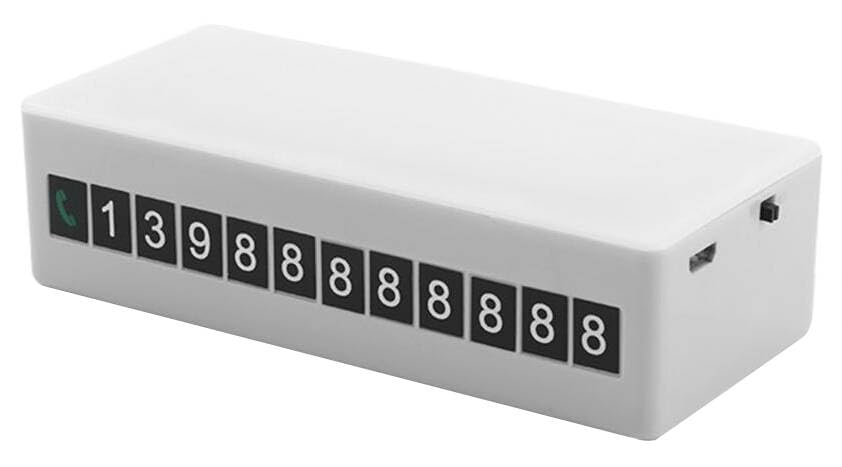 Afficheur de numéro (parking) + éclairage LED (fonction led rouge quand en charge) – Image 7