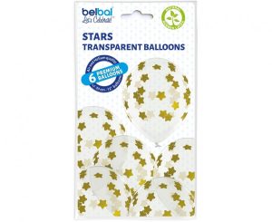 ballons belbal étoile dorée pack 5414391059991 en vente sur promoballons