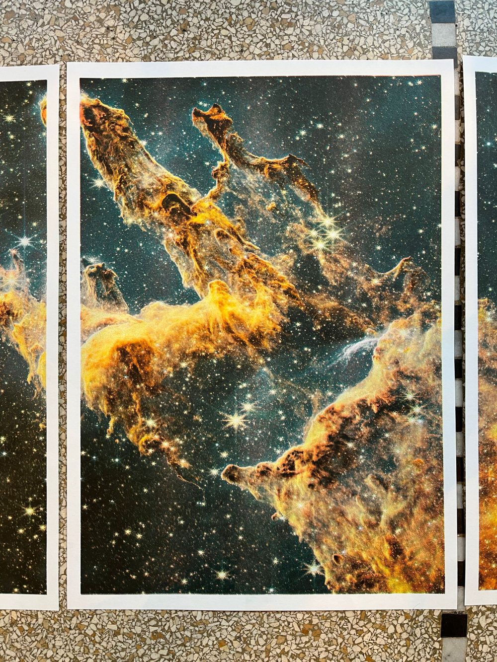 pillars of creation by JWST