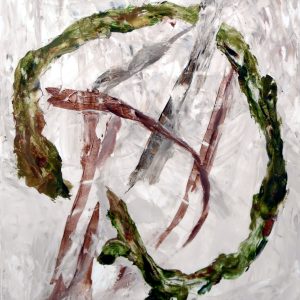 Akrylmaleri 80 X 60 Cm højformat