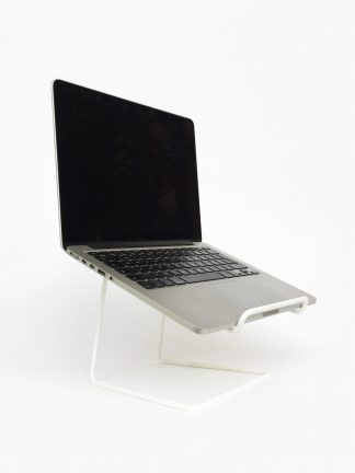 STAND laptop stand tablet laptopstandaard minimalist design white wit