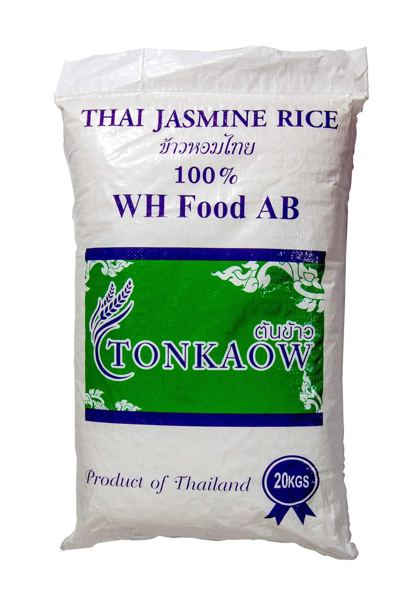 Jasmine rice white Bag 20 kg – WH Food AB shop