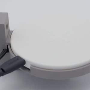 3D printed wallmount for the Ikea 5watt Livboj charger grey model