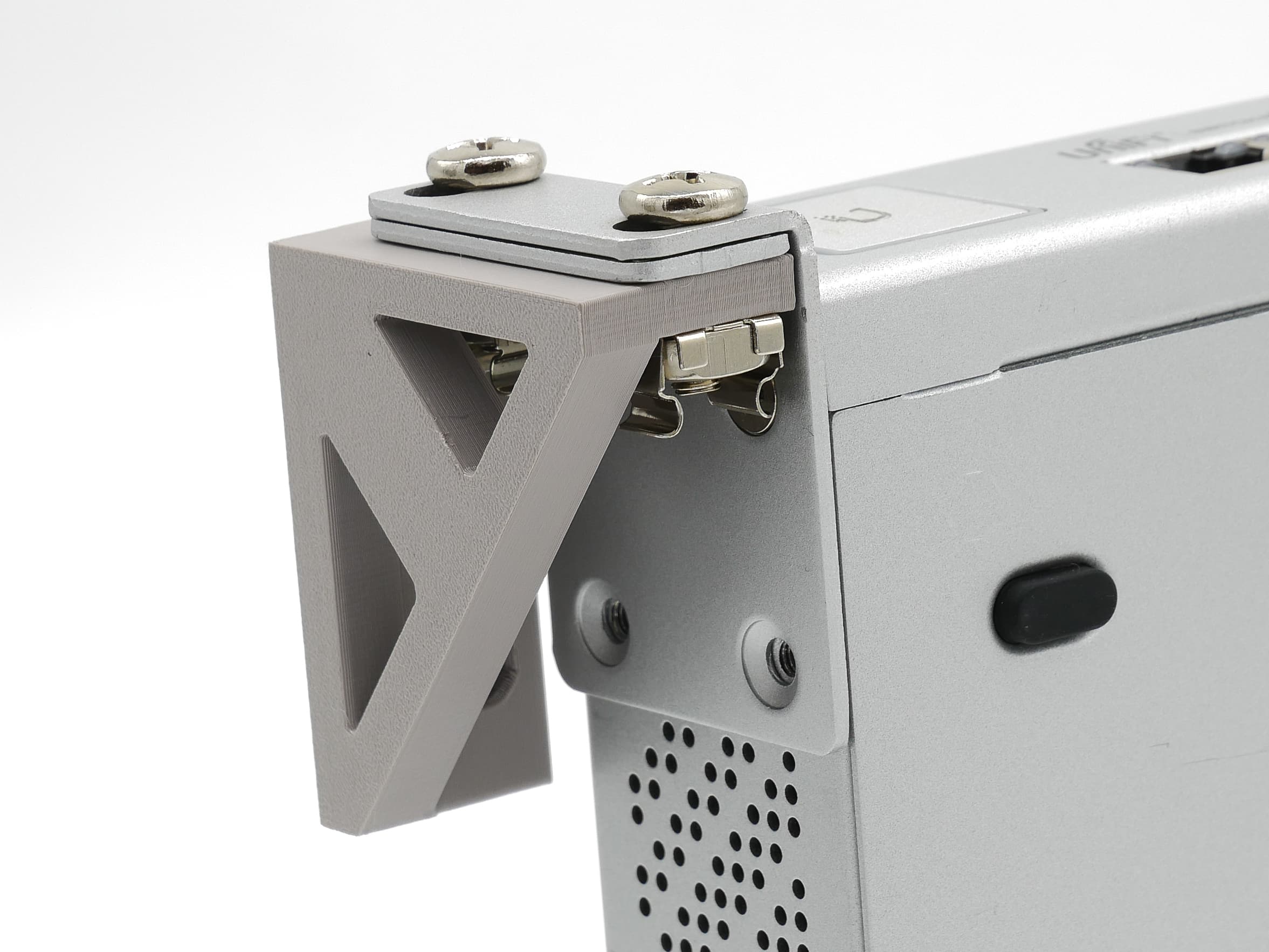 1U vertical rack ears for 1019inch devices Winther3D